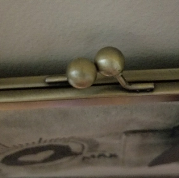 NWT Mona B. Small Canvas Clutch/Crossbody - Picture 3 of 7